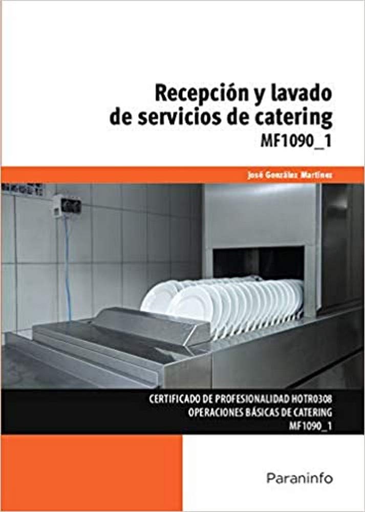 Recepción y lavado de servicios de catering book