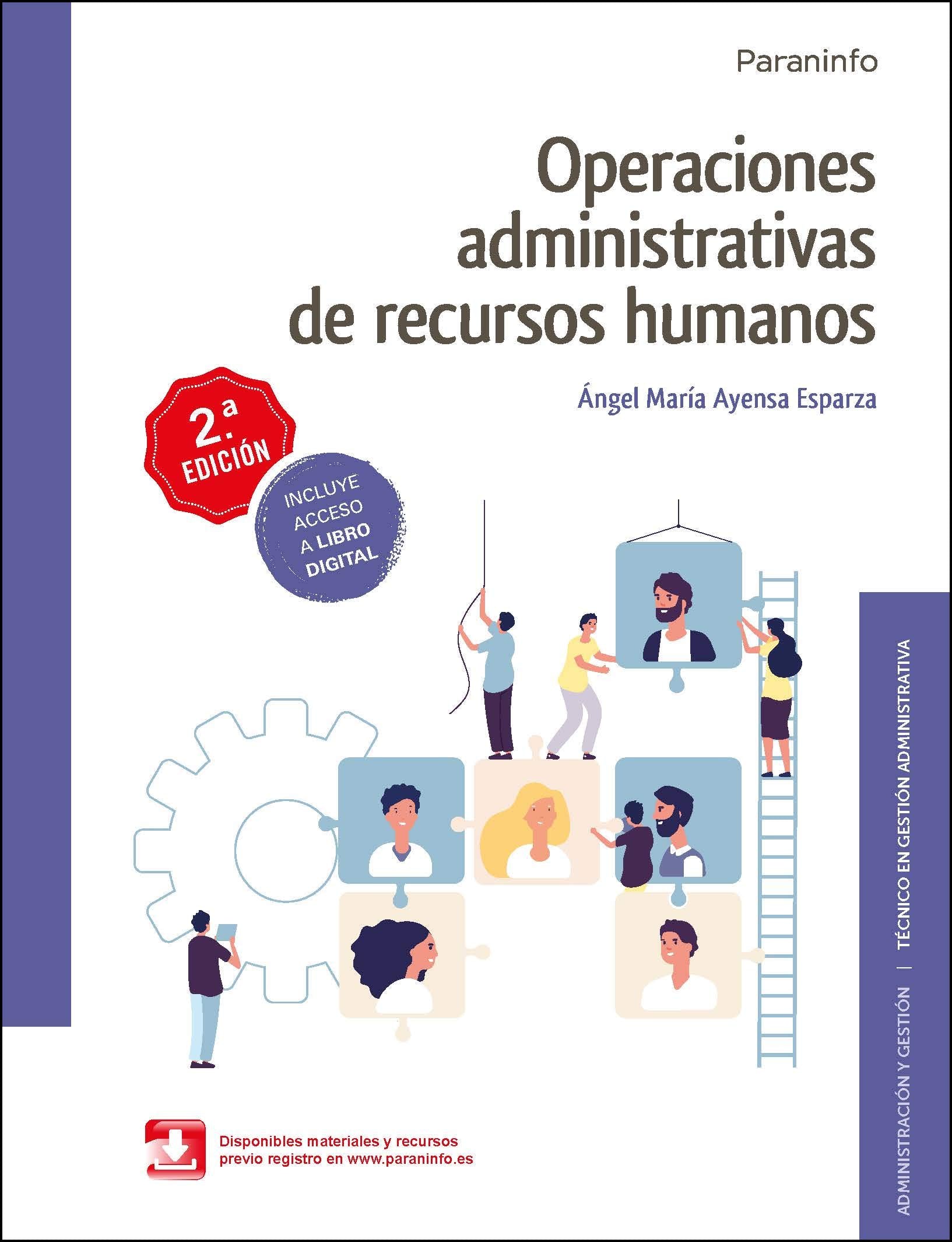 Operaciones administrativas de recursos humanos 2.ª edición 2020 Business, Finance & Career