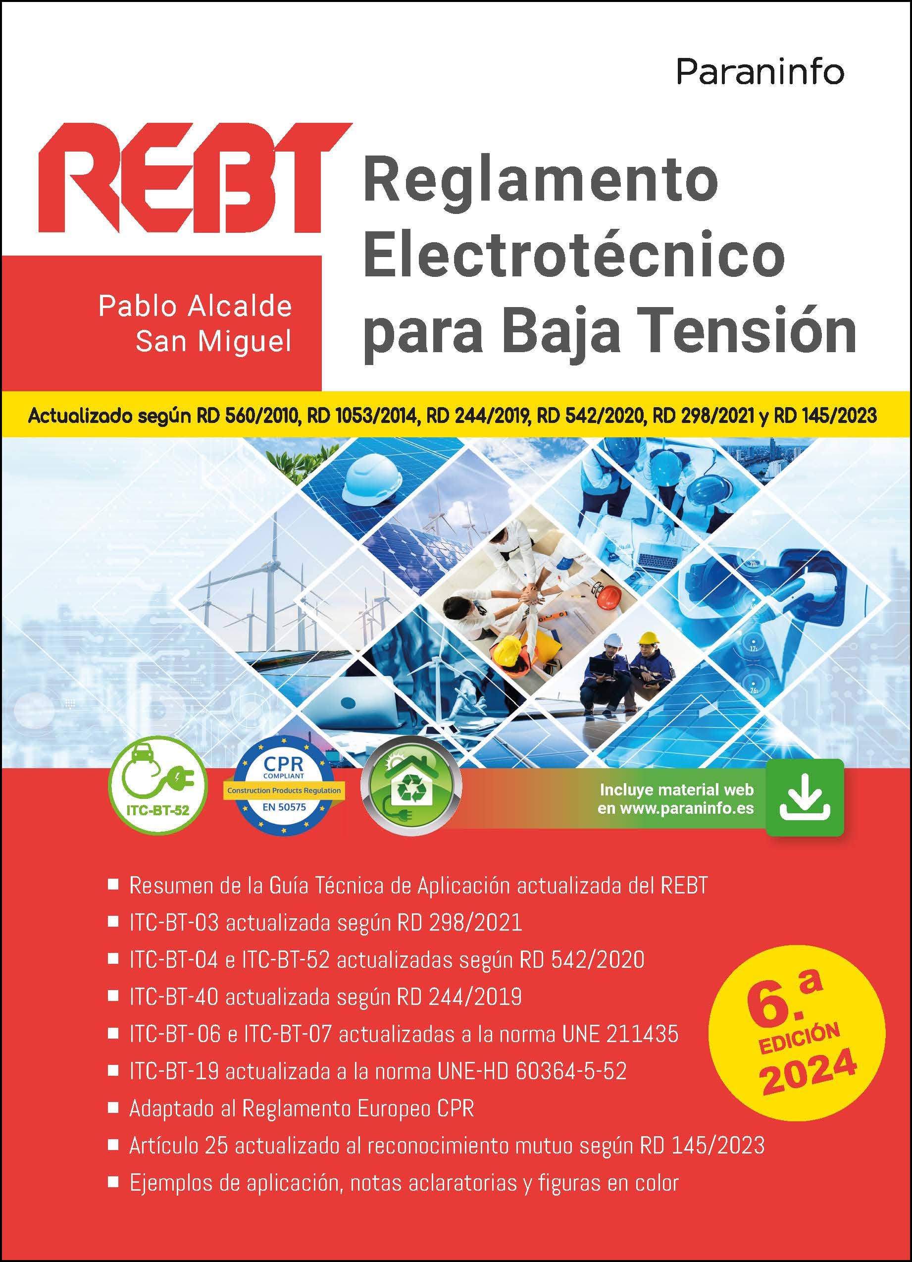 Reglamento Electrotécnico para Baja Tensión. REBT 6.ª edición 2024: REBT y sus instrucciones técnicas complementarias (Electricidad y Electrónica) Law