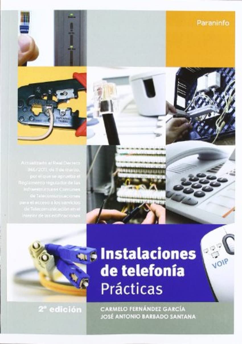 Instalaciones de telefonía. Prácticas book