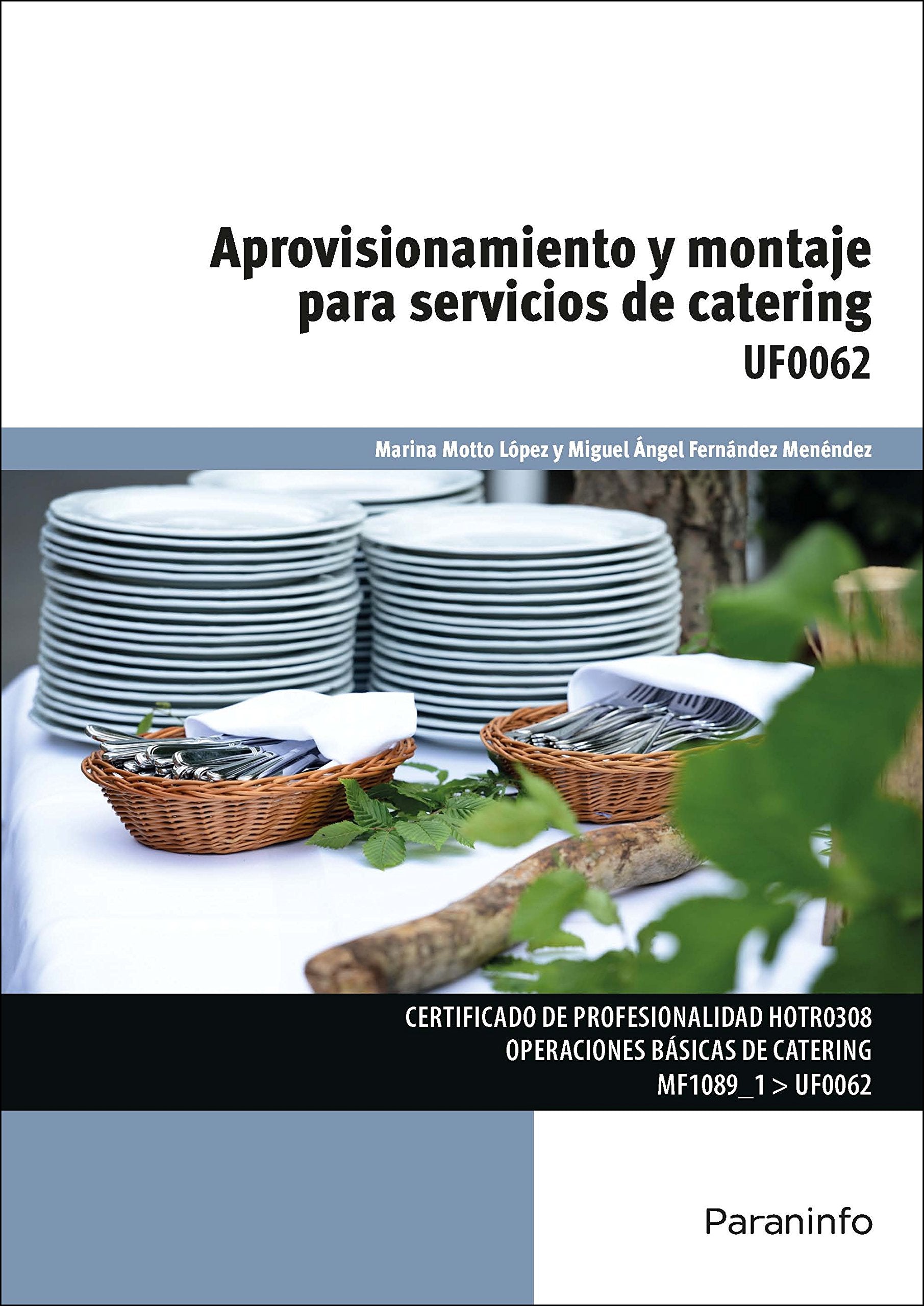 Aprovisionamiento y montaje para servicios de catering book