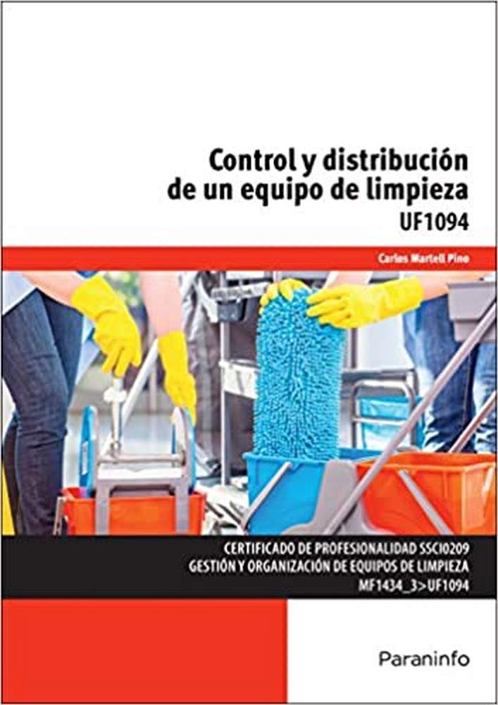 Control y distribución de un equipo de limpieza book