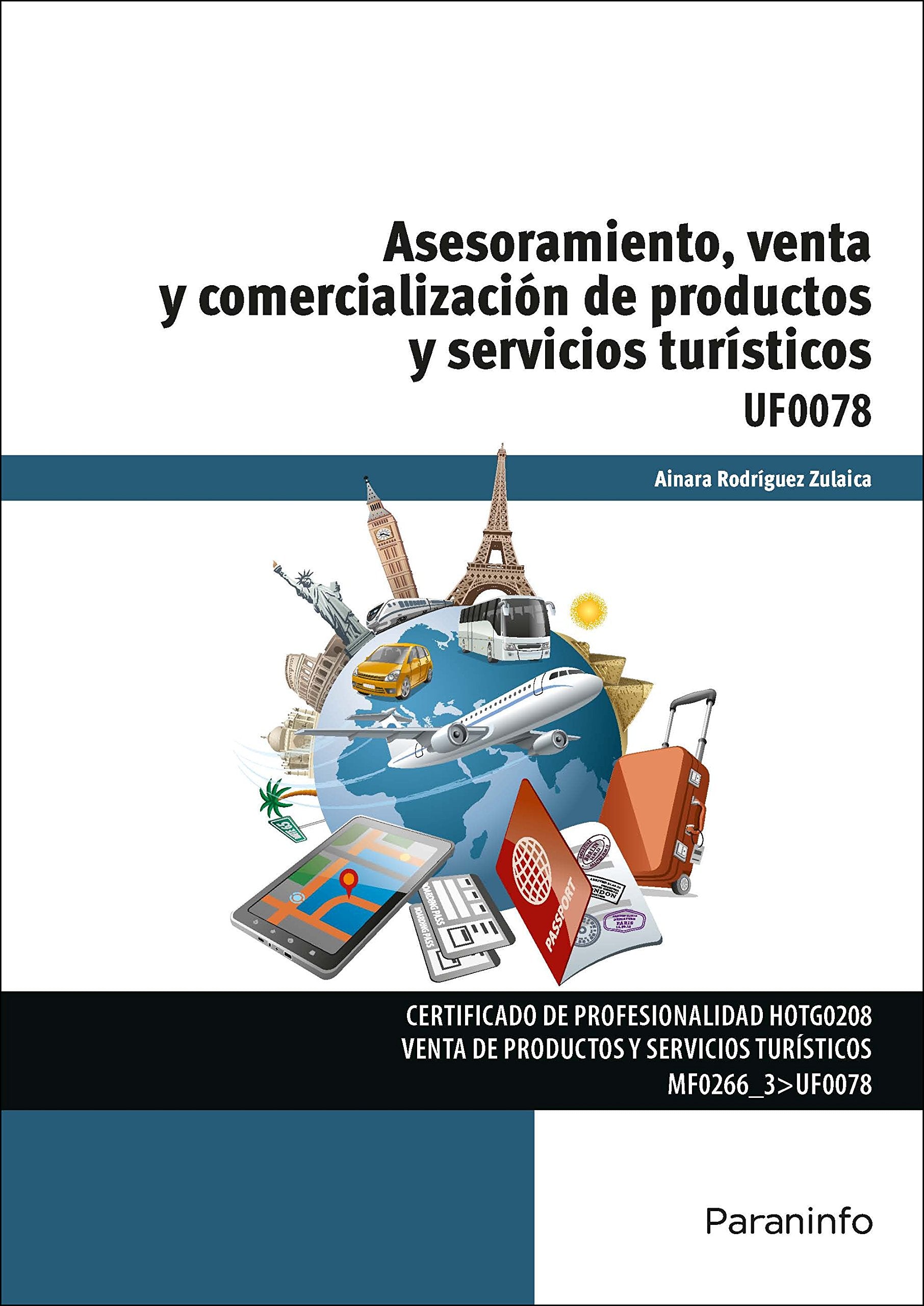 Asesoramiento, venta y comercialización de productos y servicios turísticos book