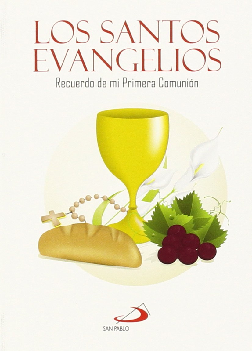 Los santos Evangelios: Recuerdo de mi Primera Comunión (funda transparente) book