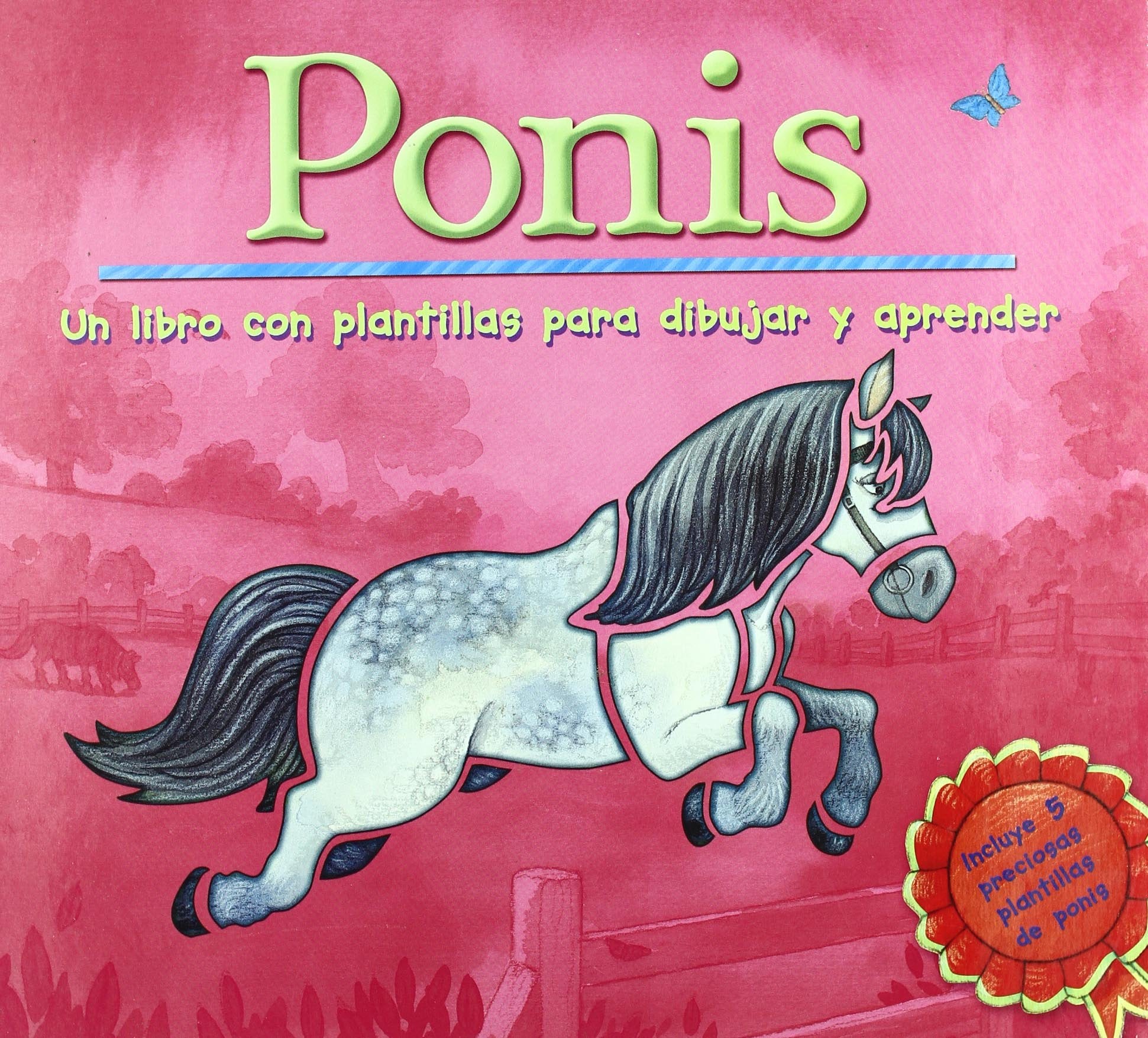 Ponis - un libro con plantillas para dibujar y aprender book