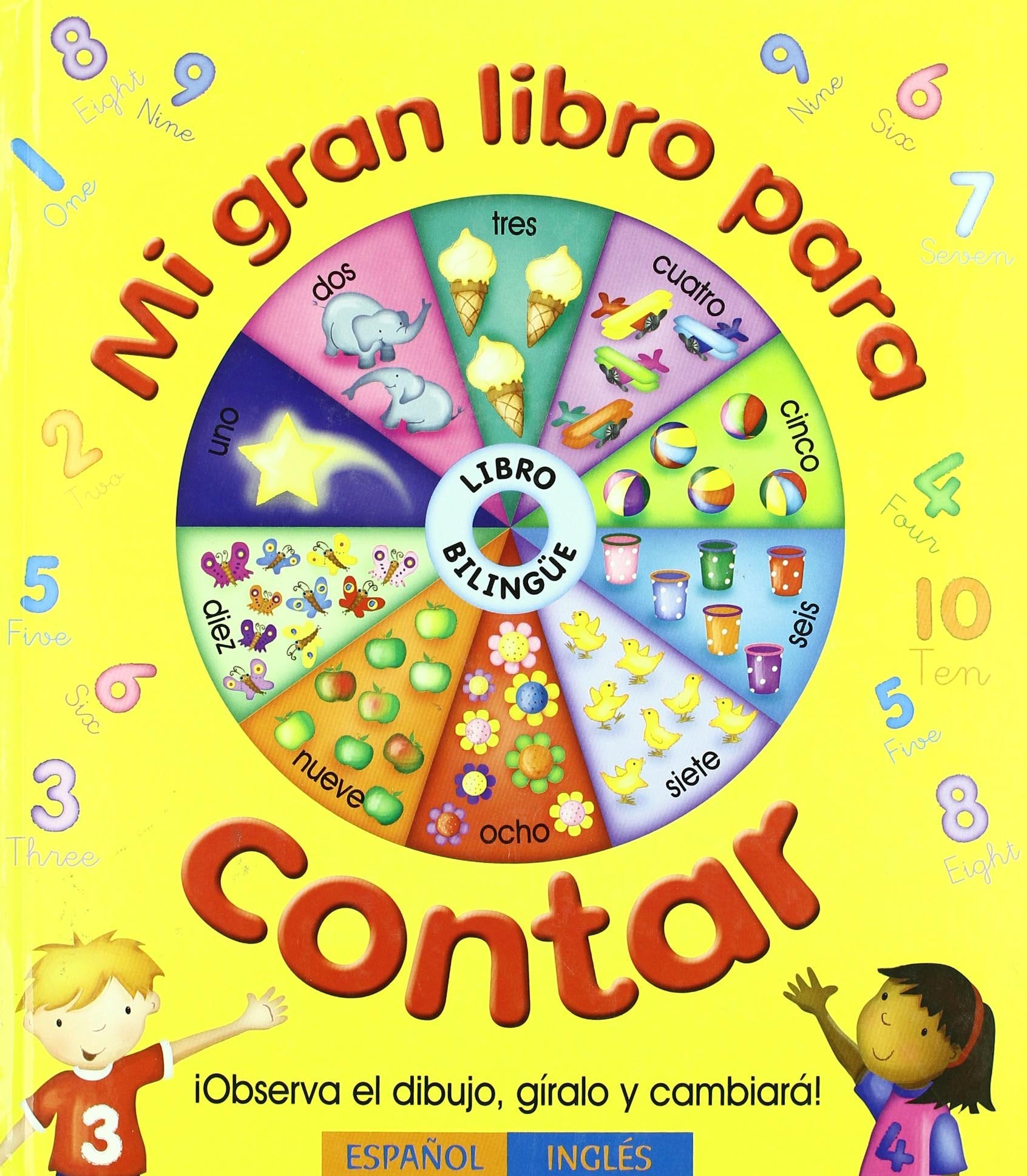 Mi gran libro para contar. ¡Obsreva el dibujo, gíralo y cambiará! BILINGÜE Social Sciences