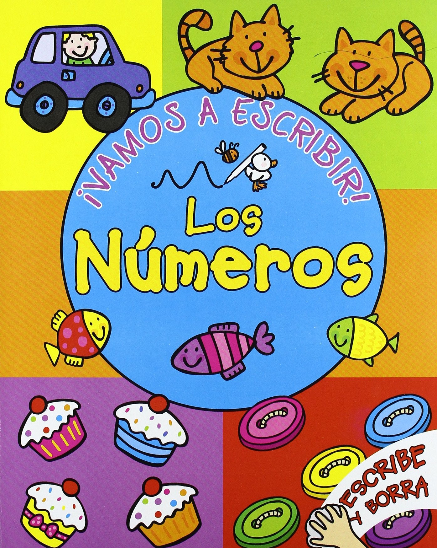 ¡Vamos a escribir! Los números: Escribe y borra book