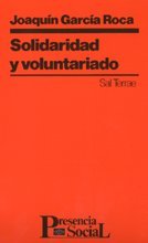 Solidaridad y voluntariado (Presencia Social, Band 12) Social Sciences