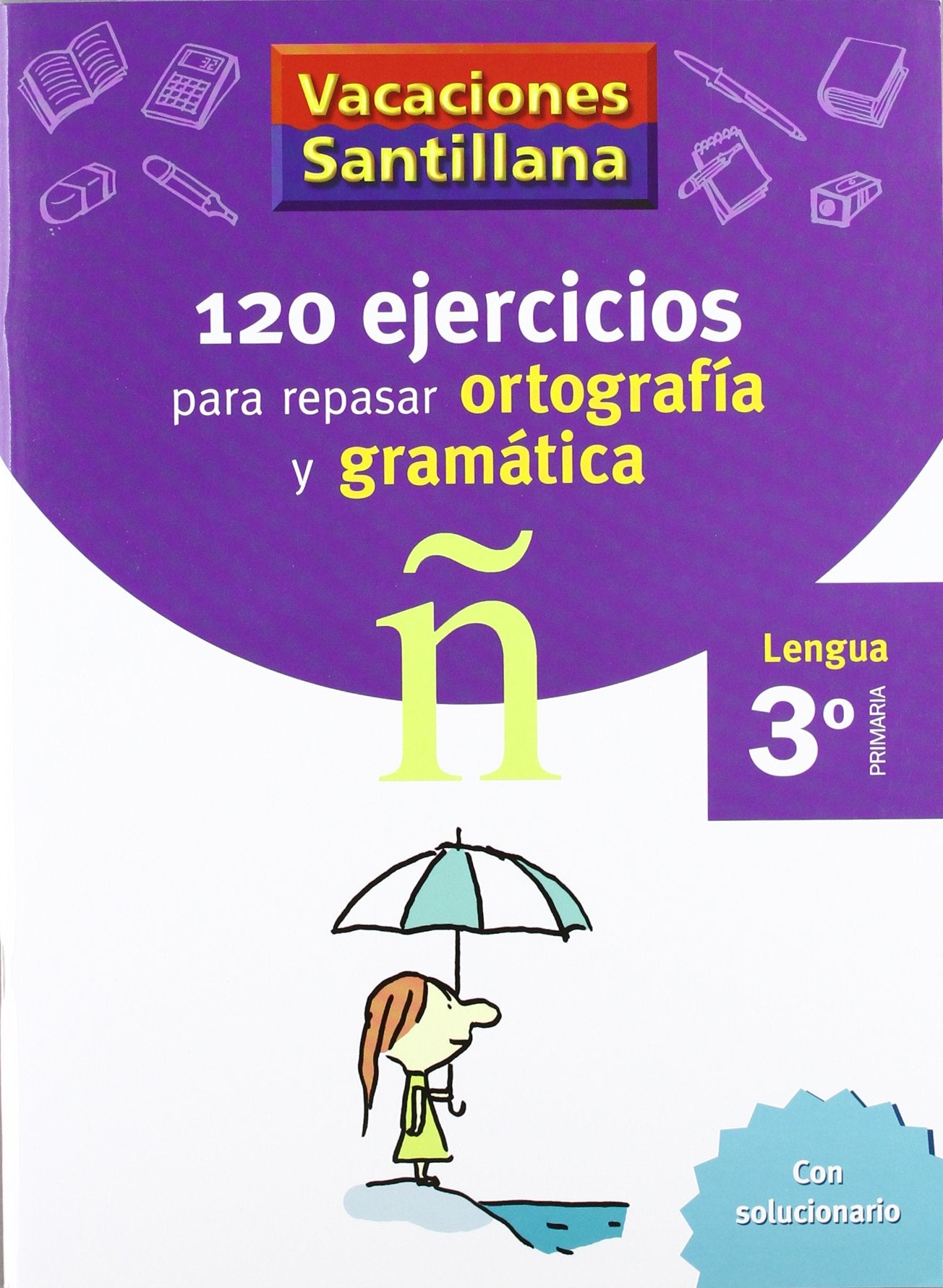 Vacaciones Santillana, lengua, ortografía y gramática, 3 Educación Primaria. Cuaderno Non-fiction