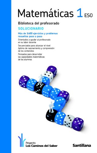 SOLUCIONARIO MATEMATICAS 1 ESO LOS CAMINOS DEL SABER SANTILLANA Books
