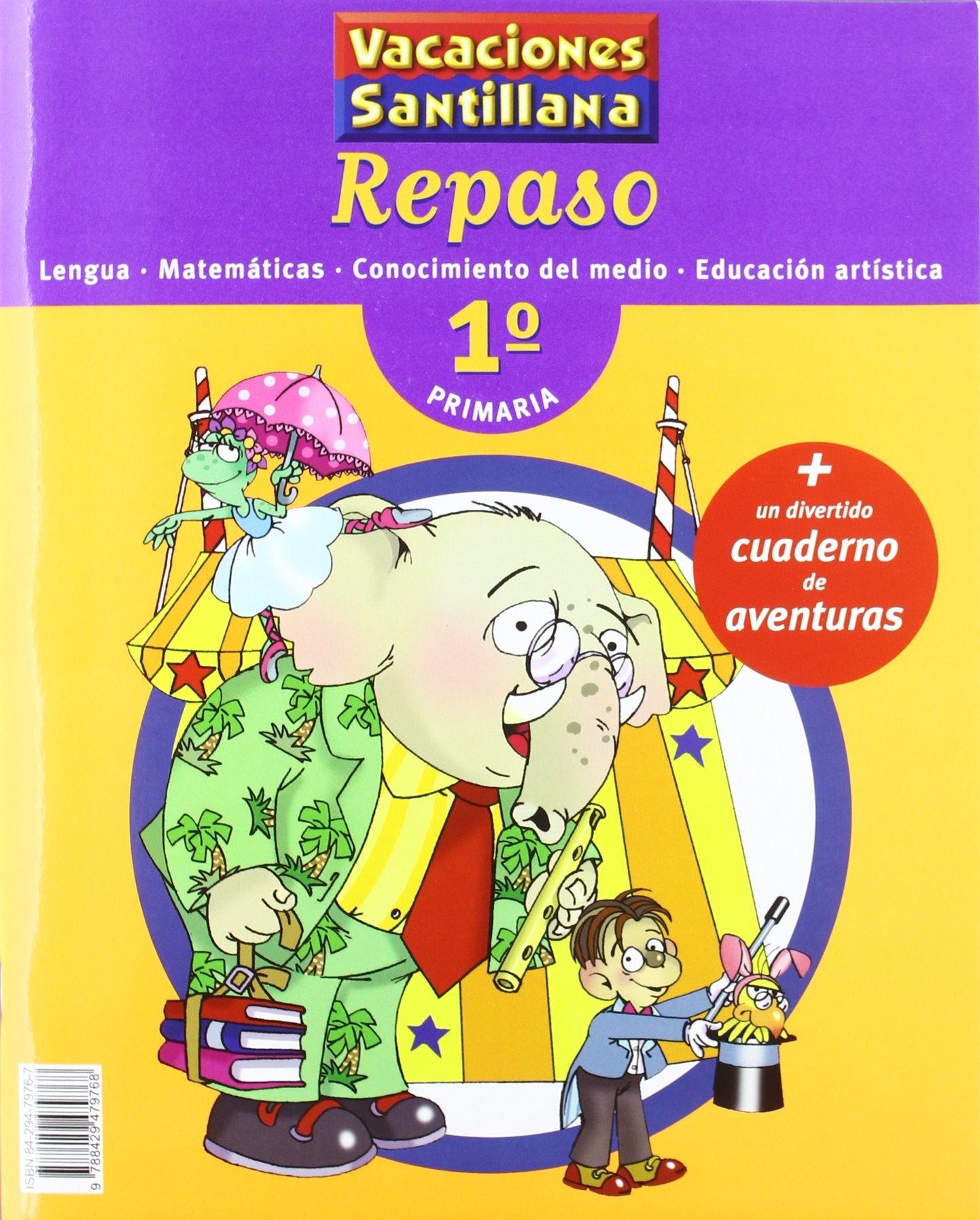 VACACIONES SANTILLANA 1 PRIMARIA REPASO book