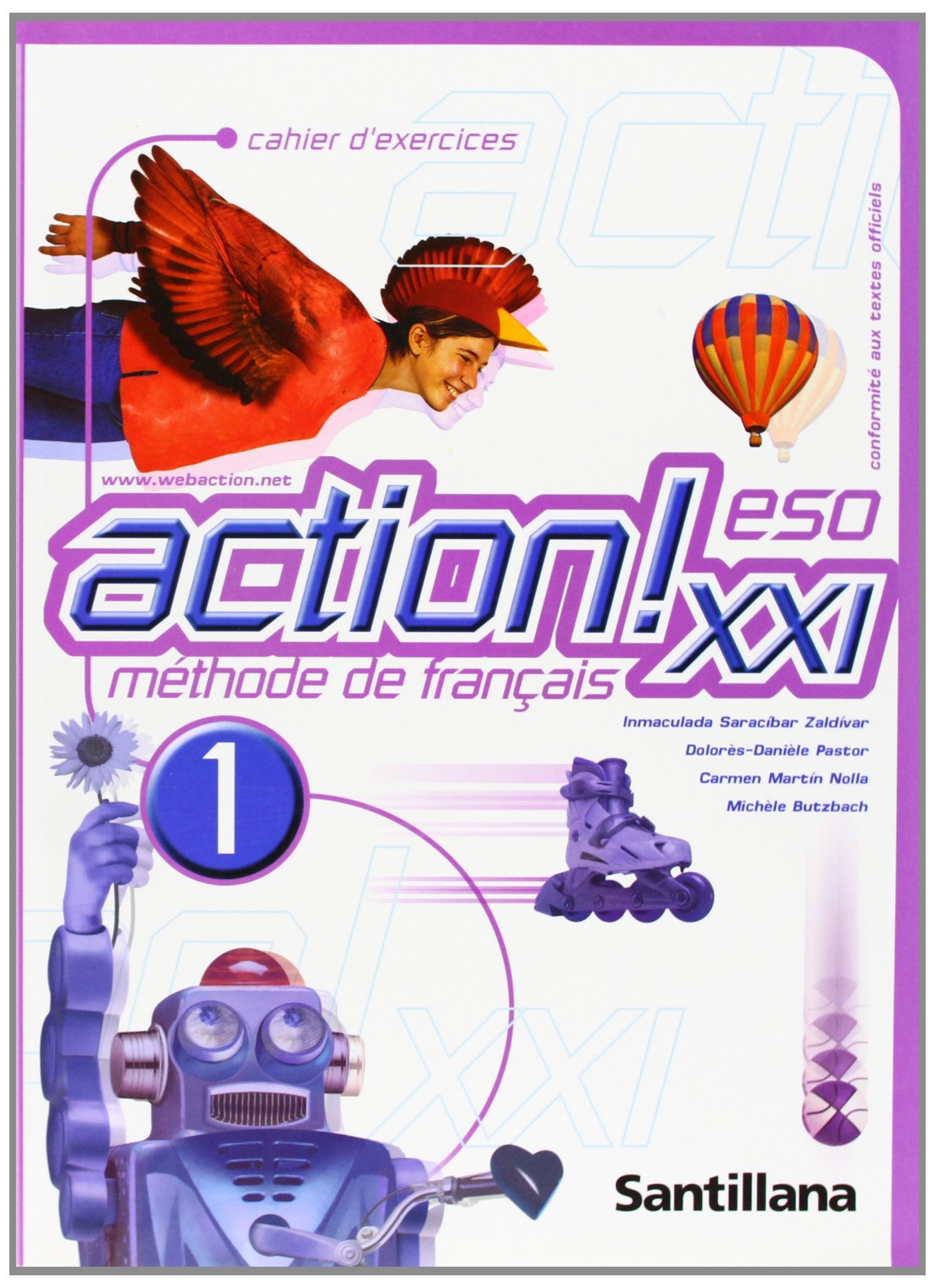 Action XXI, méthode de français, 1 ESO. Cahier d'exercices Books