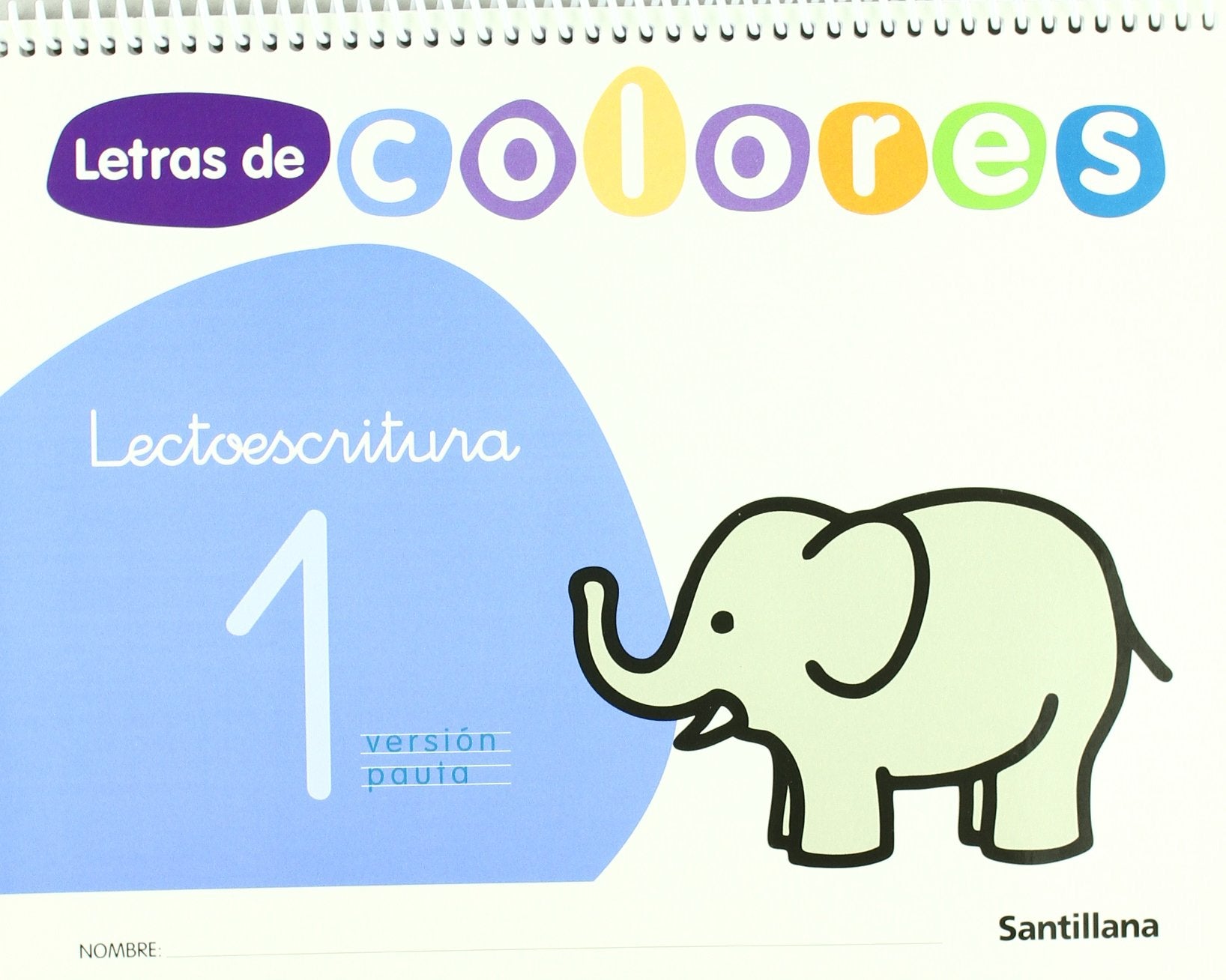 LETRAS DE COLORES CUAD LECTOESCRITURA 1 PAUTA book