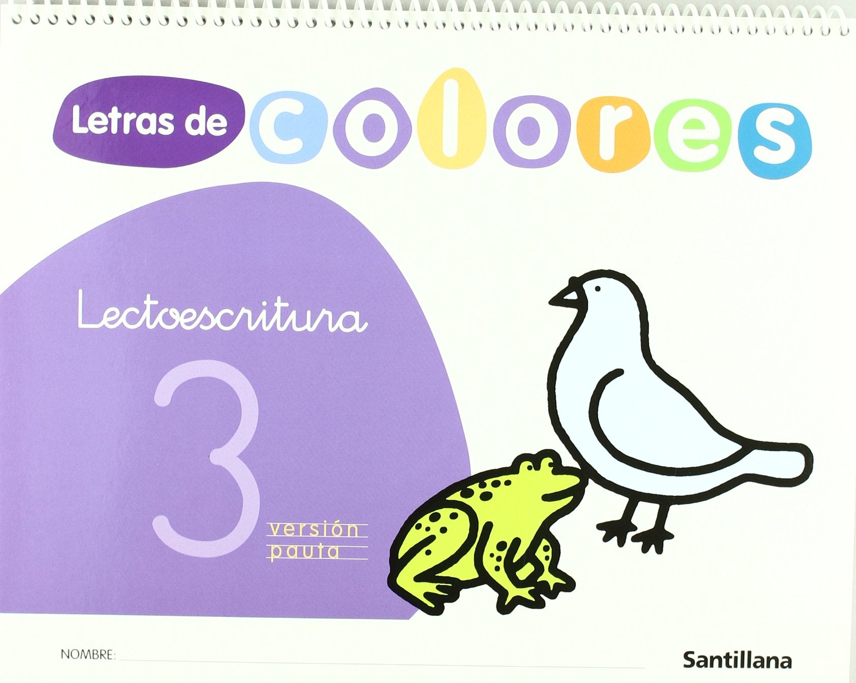 LETRAS DE COLORES CUAD LECTOESCRITURA 3 PAUTA book