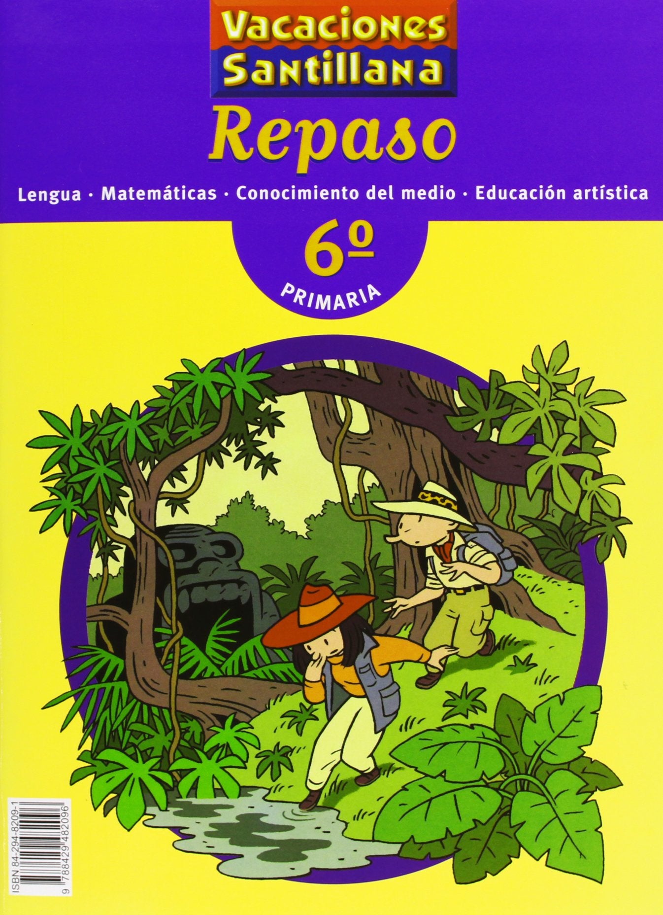 Vacaciones Santillana, lengua, matemáticas, conocimientos del medio, educación artística, 6 Educación Primaria. Repaso Books