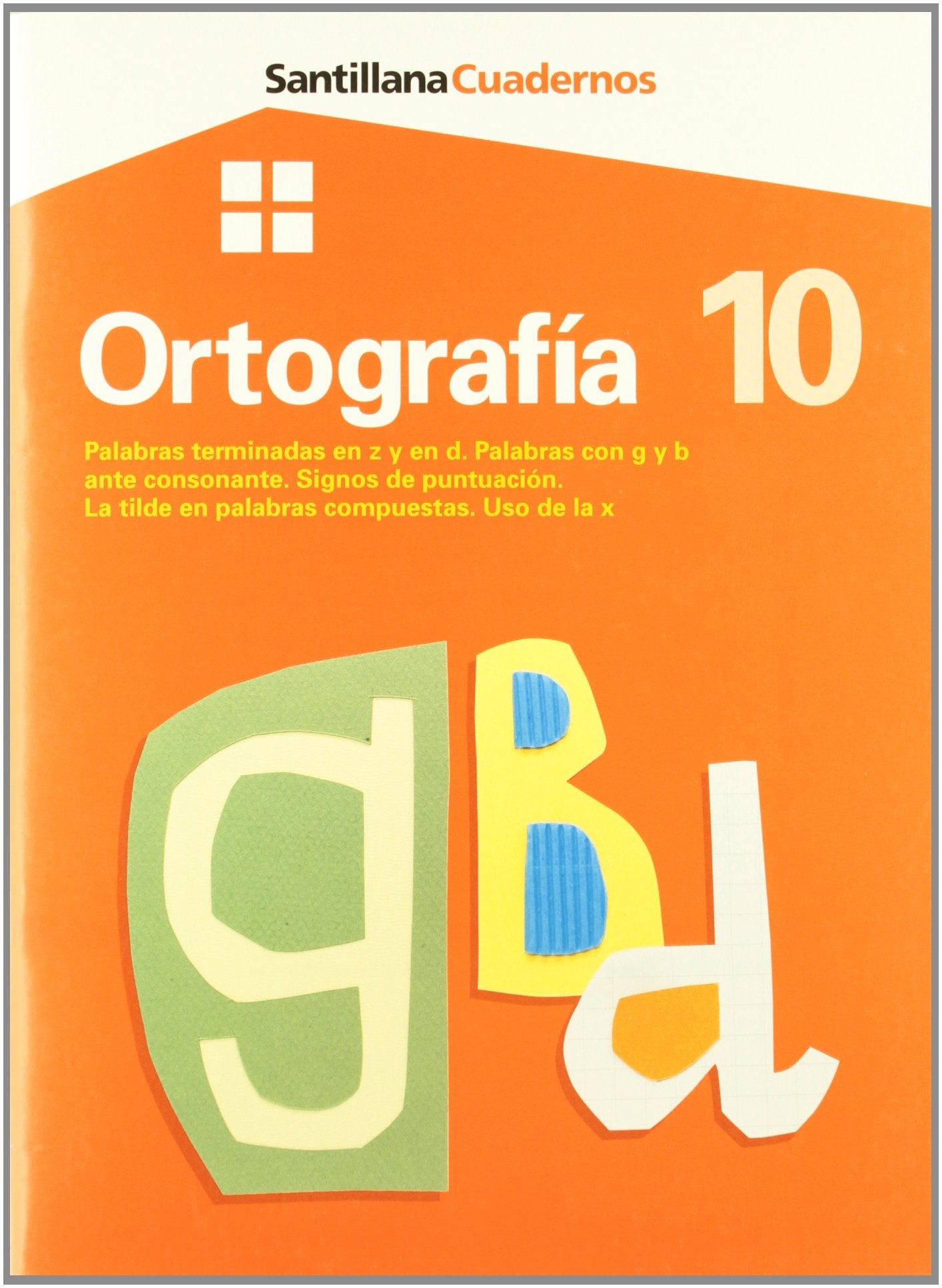 CUADERNO ORTOGRAFIA 10 PRIMARIA PALABRAS TERMINADAS EN Z Y EN D. PALABRAS CON G Y B Books