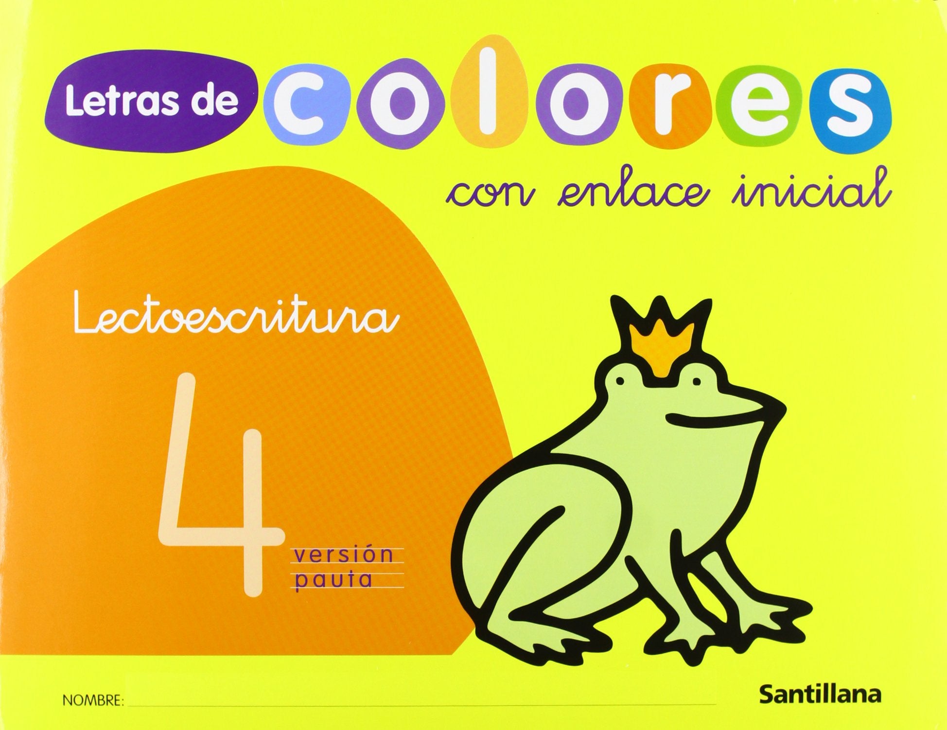 Letras de colores, lectoescritura, Educación Infantil. Cuaderno 4 Study Guides