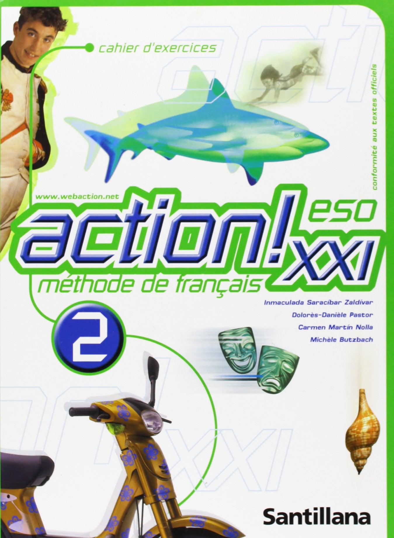 Actión XXI, méthode de français, 2 ESO. Cahier d'exercices Books