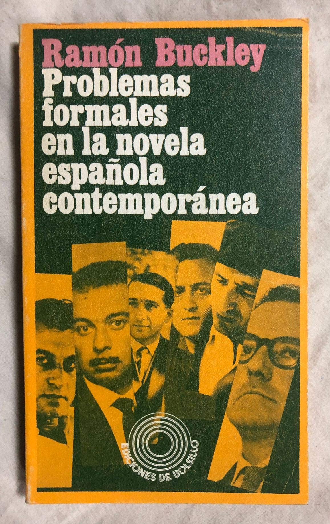 Problemas formales en la novela espanola contemporanea Books