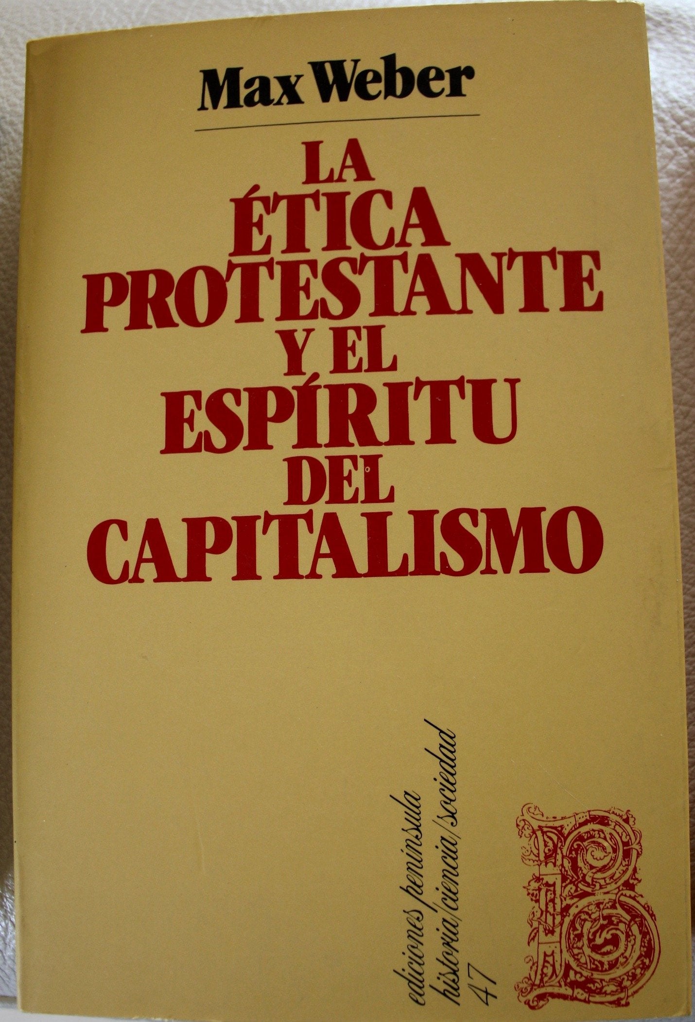 La etica protestante y el espiritudel capitalismo book