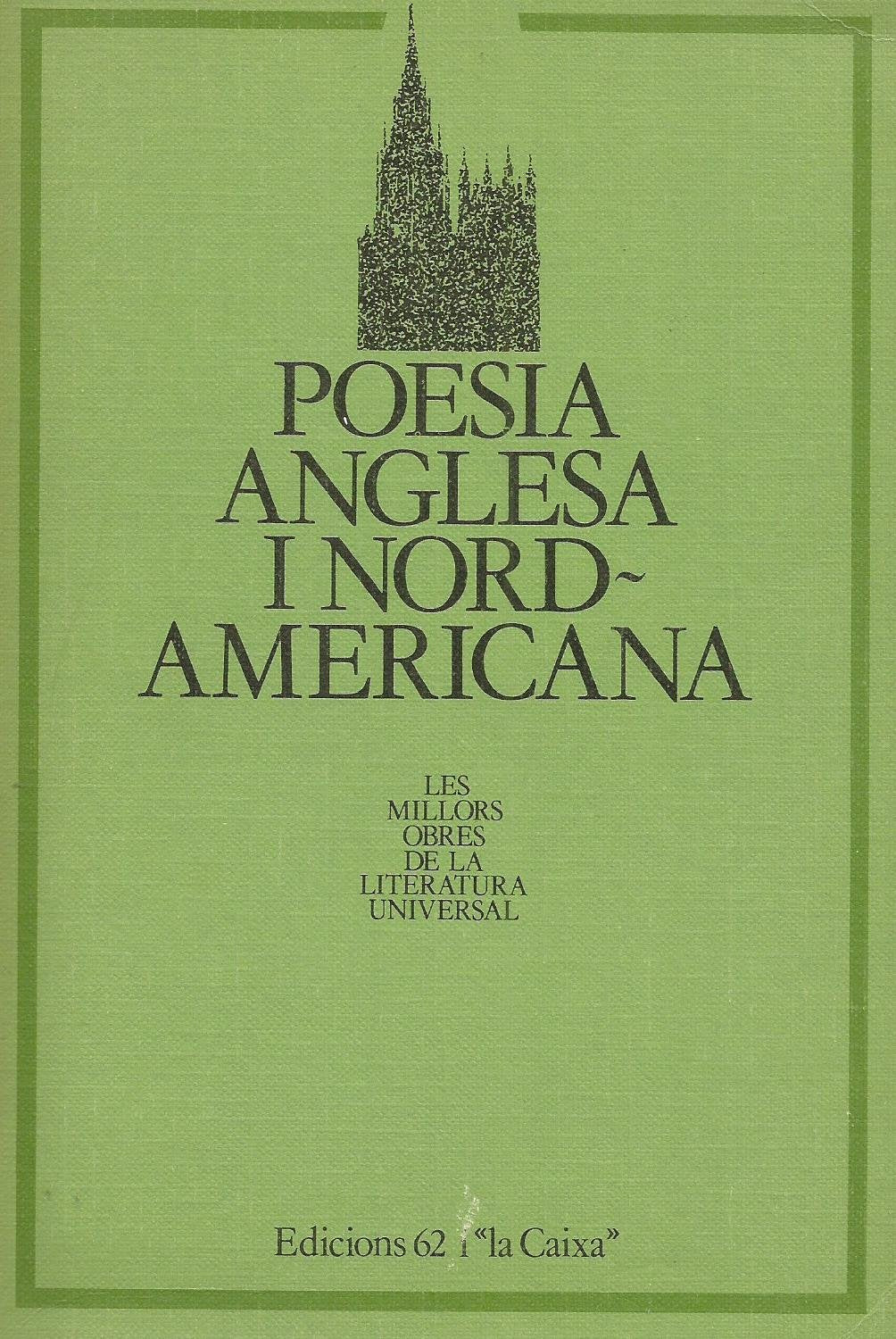Poesia anglesa i nord-americana.: Antologia book