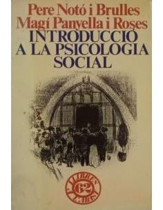 Introducció a la psicologia social (Llibres a l'Abast) Books