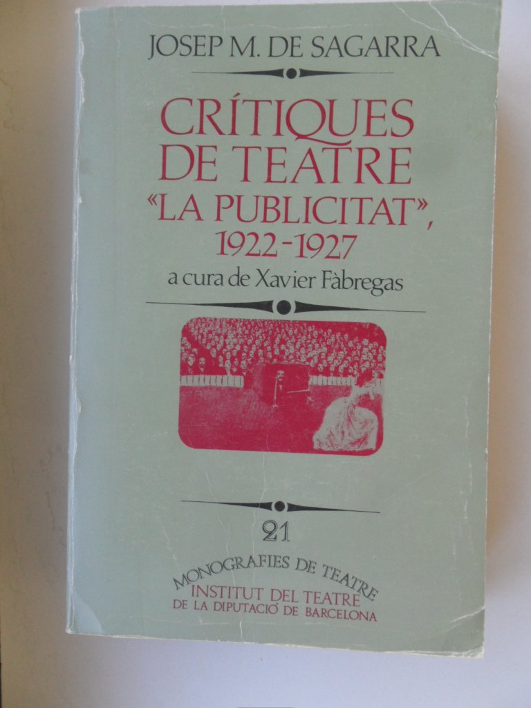 CRITIQUES DE TEATRE 'LA PUBLICITAT' book