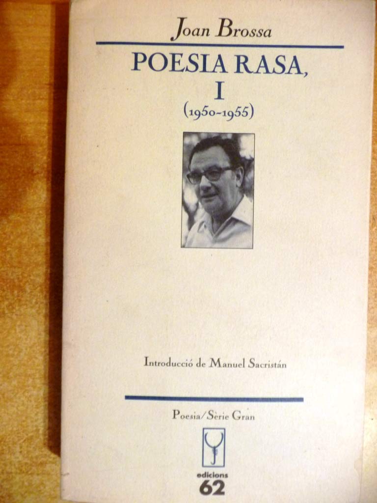 Poesia rasa I (1950-1955) book