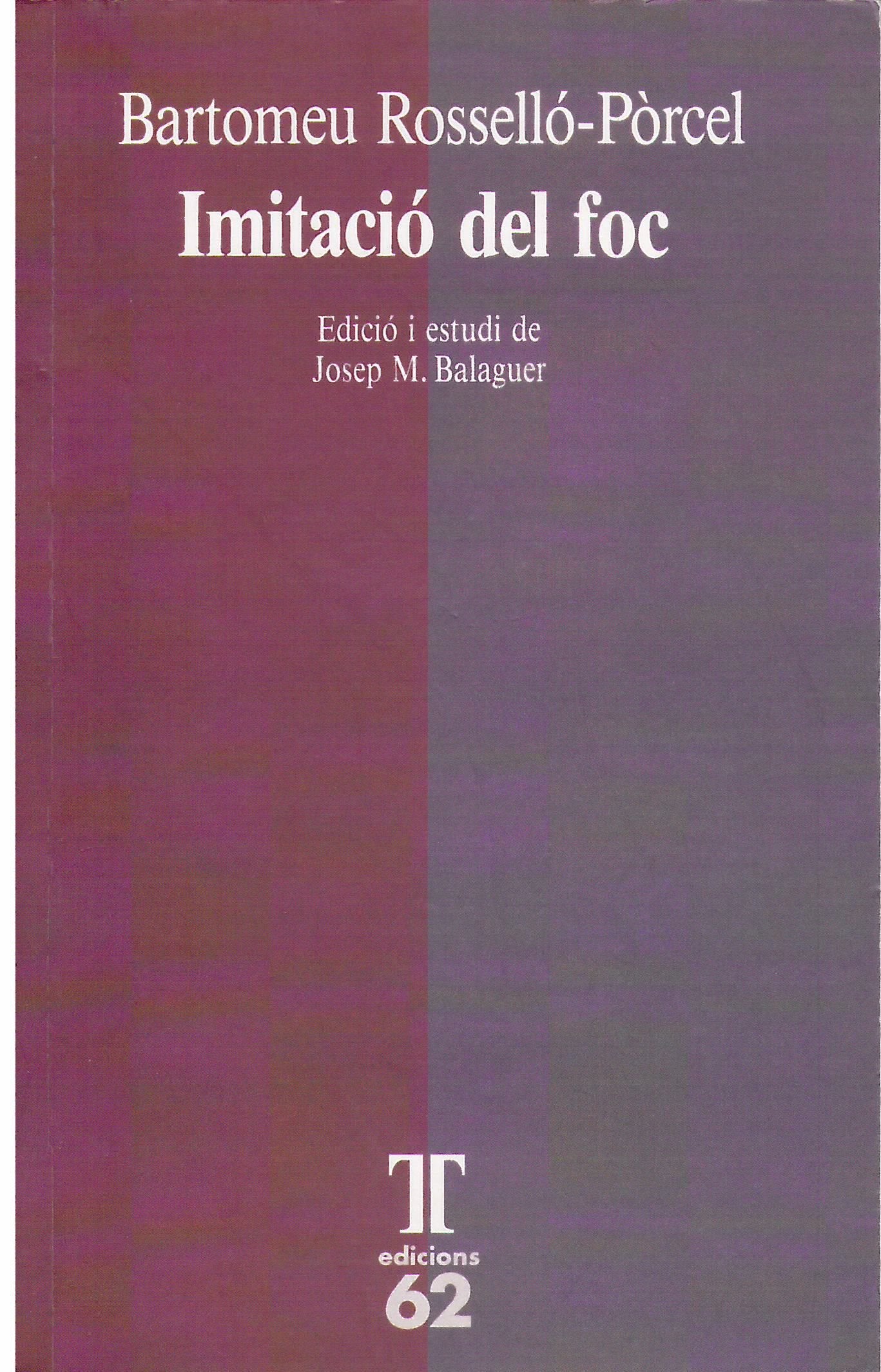 Imitació del foc (Textual, Band 4) Books