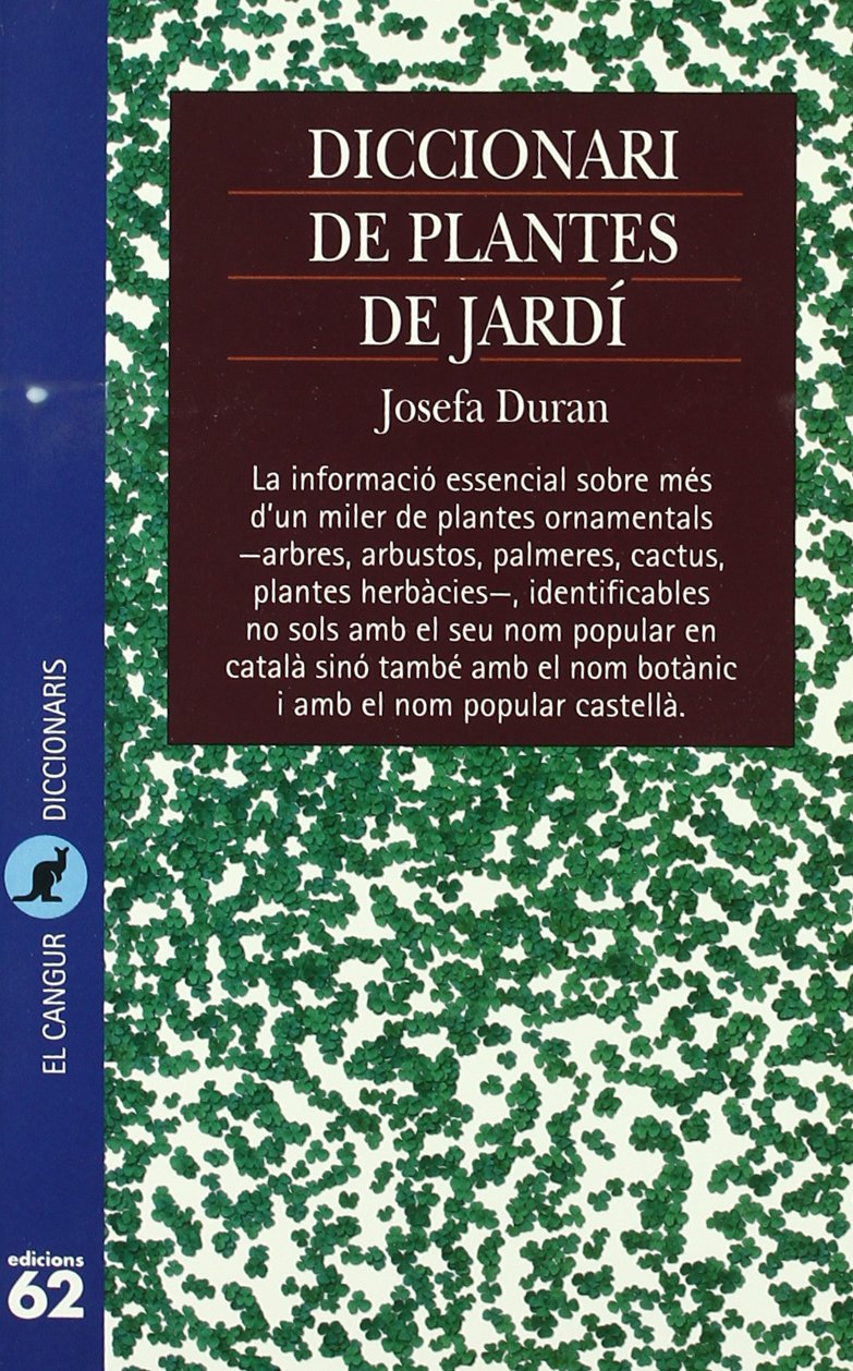 Diccionari de plantes de jardí (El Cangur) Books