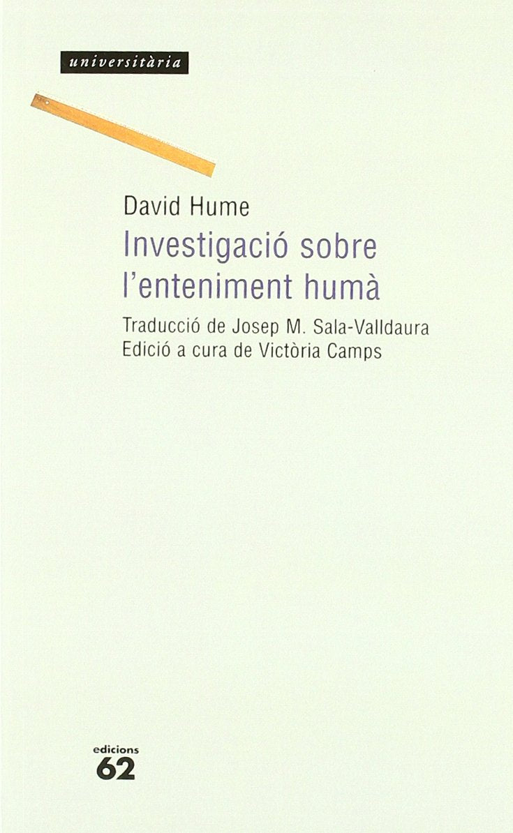 Investigació sobre l'enteniment humà.: Ed a cura de Victòria Camps book