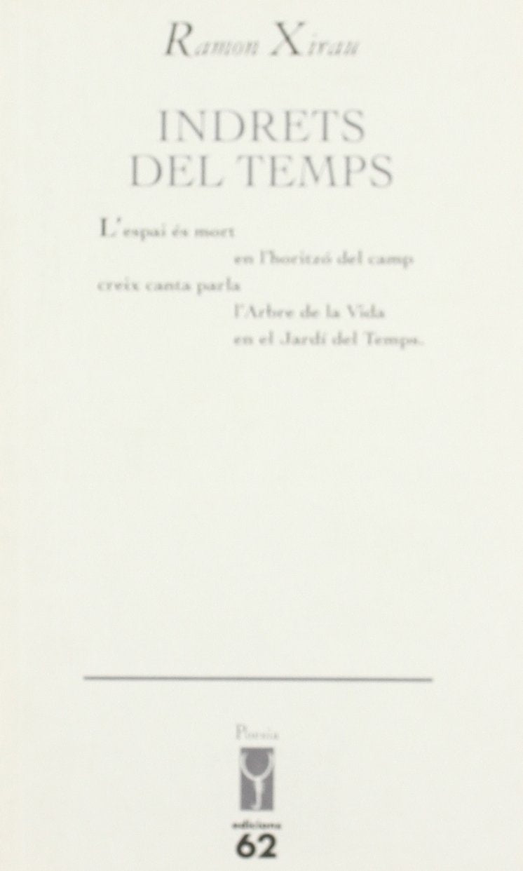 Indrets del temps (L'Escorpí. Poesia) Books