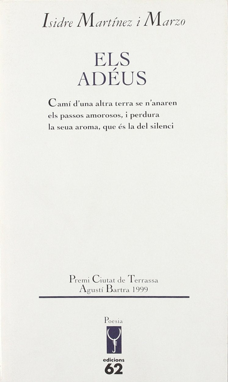 Els adéus (L'Escorpí. Poesia) Books