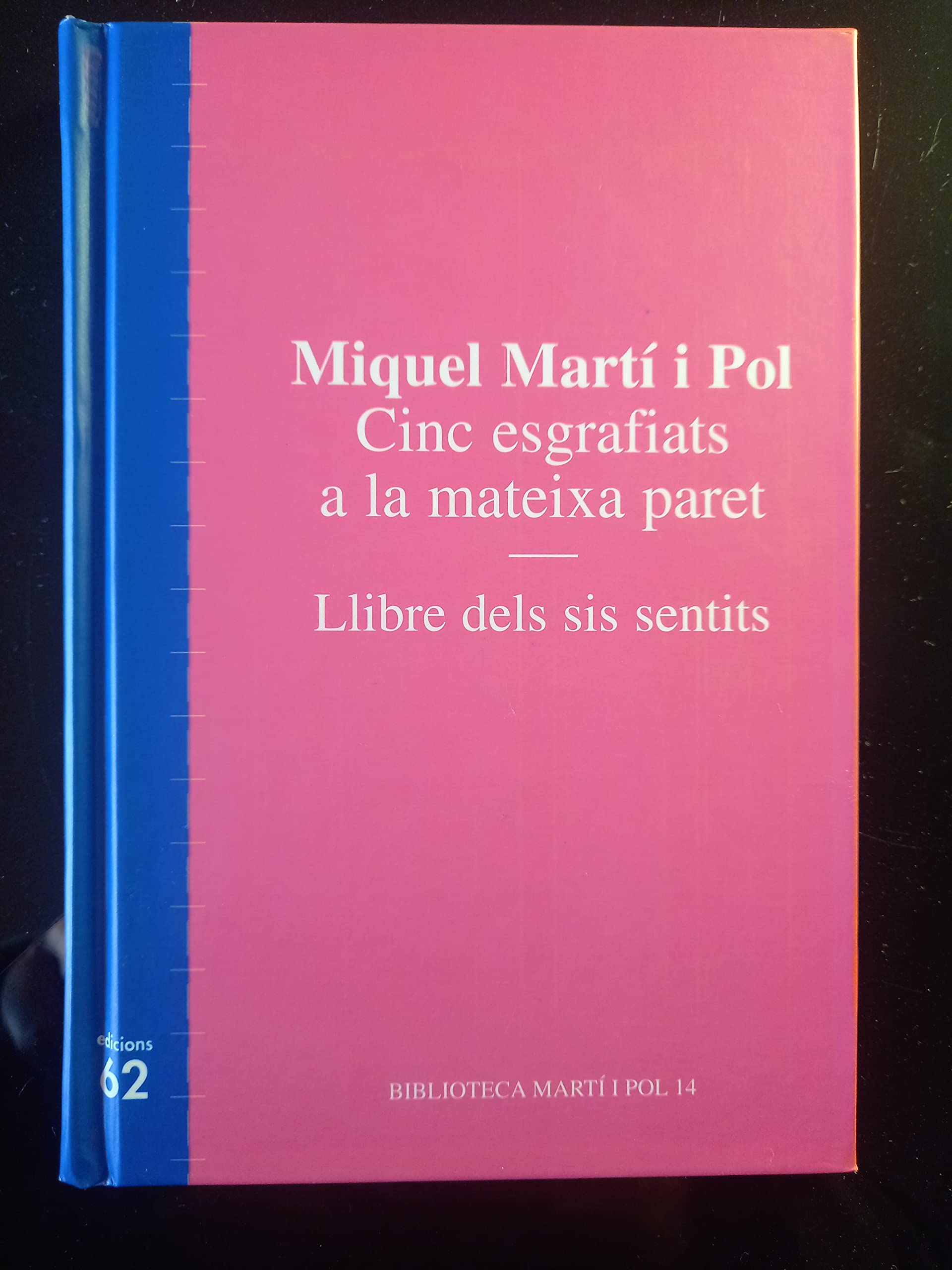 Cinc esgrafiats a la mateixa paret i Llibre dels sis sentits (Biblioteca Miquel Martí i Pol) Books