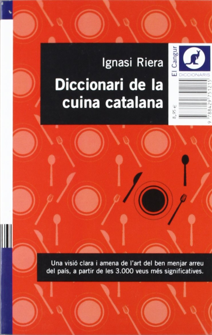 Diccionari de cuina catalana (BUTXACA) Contemporary literature