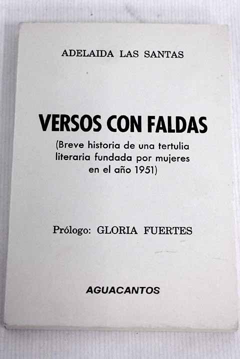 Aguacantos. Versos con faldas book