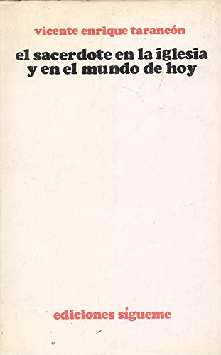 El sacerdote en la iglesia y en el mundo de hoy Books