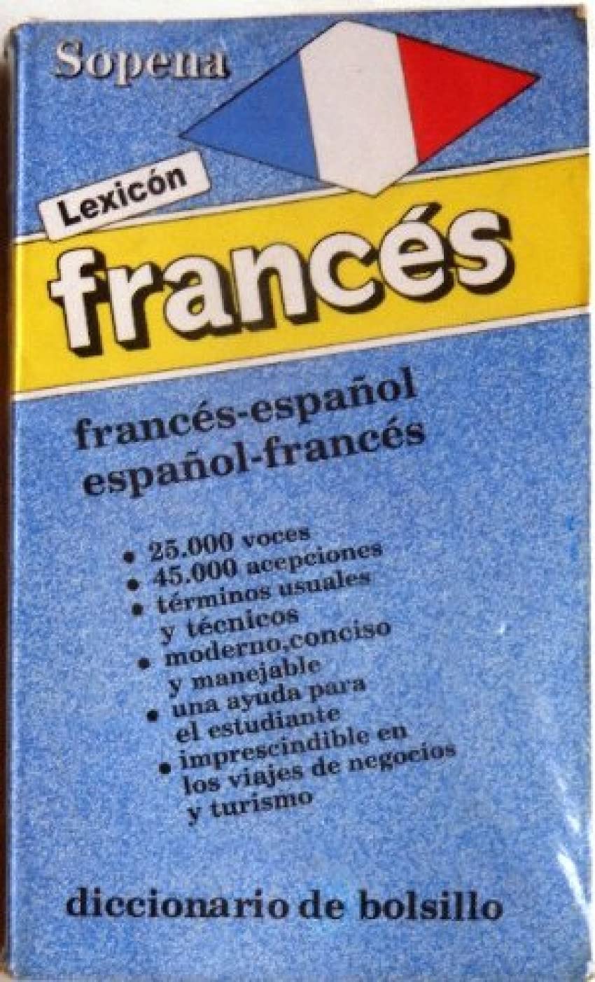 Lexicon sopena frances español yespañol frances book