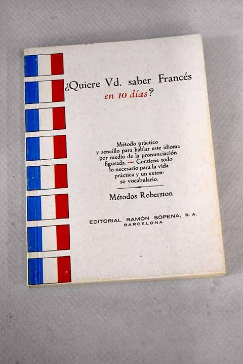 ¿ QUIERE UD. SABER FRANCES EN 10 DIAS ? Books