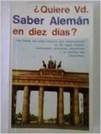 Saber Aleman En Diez Dias Books