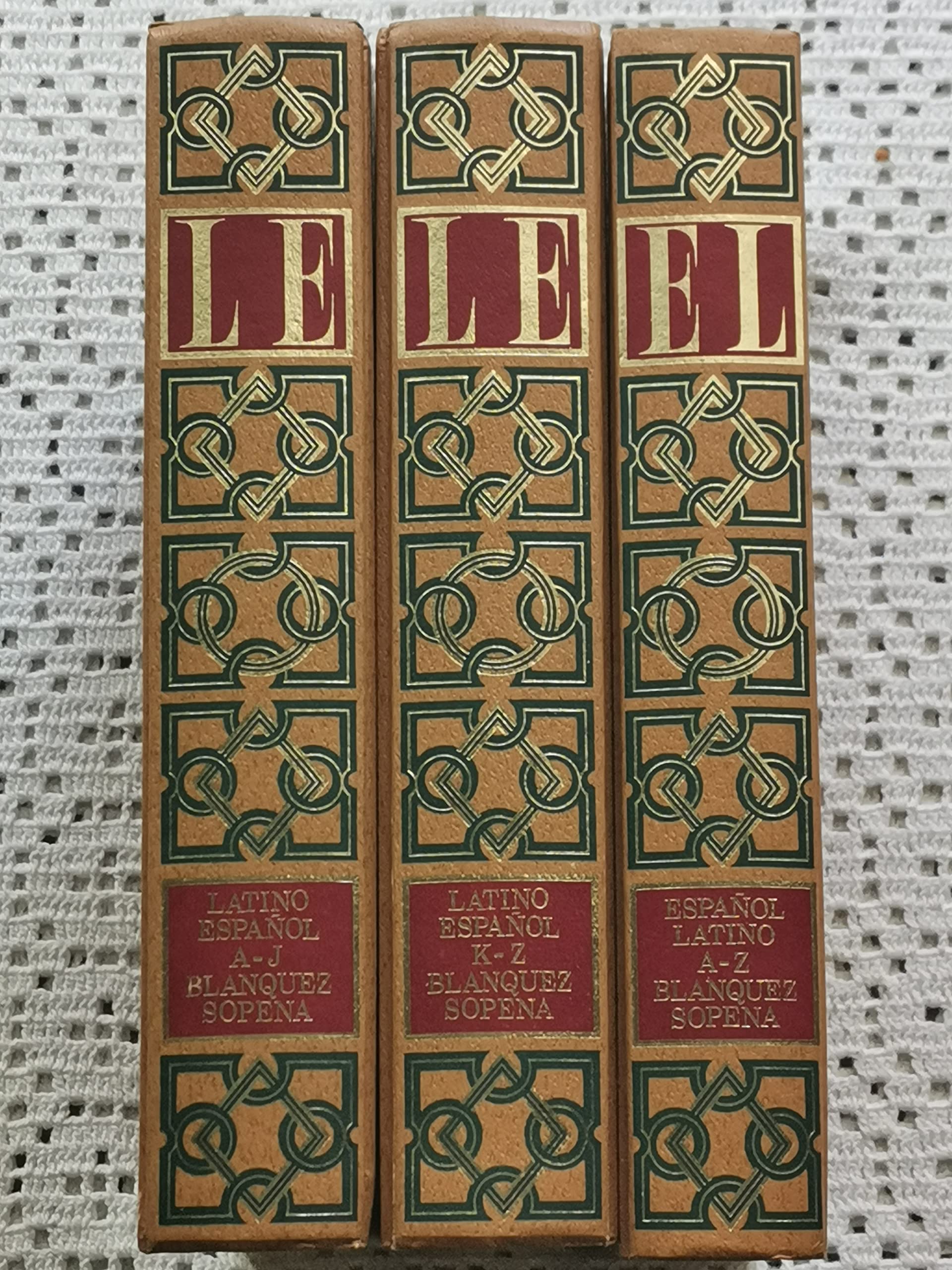 Diccionario latino-español / español-latino 3 vols book