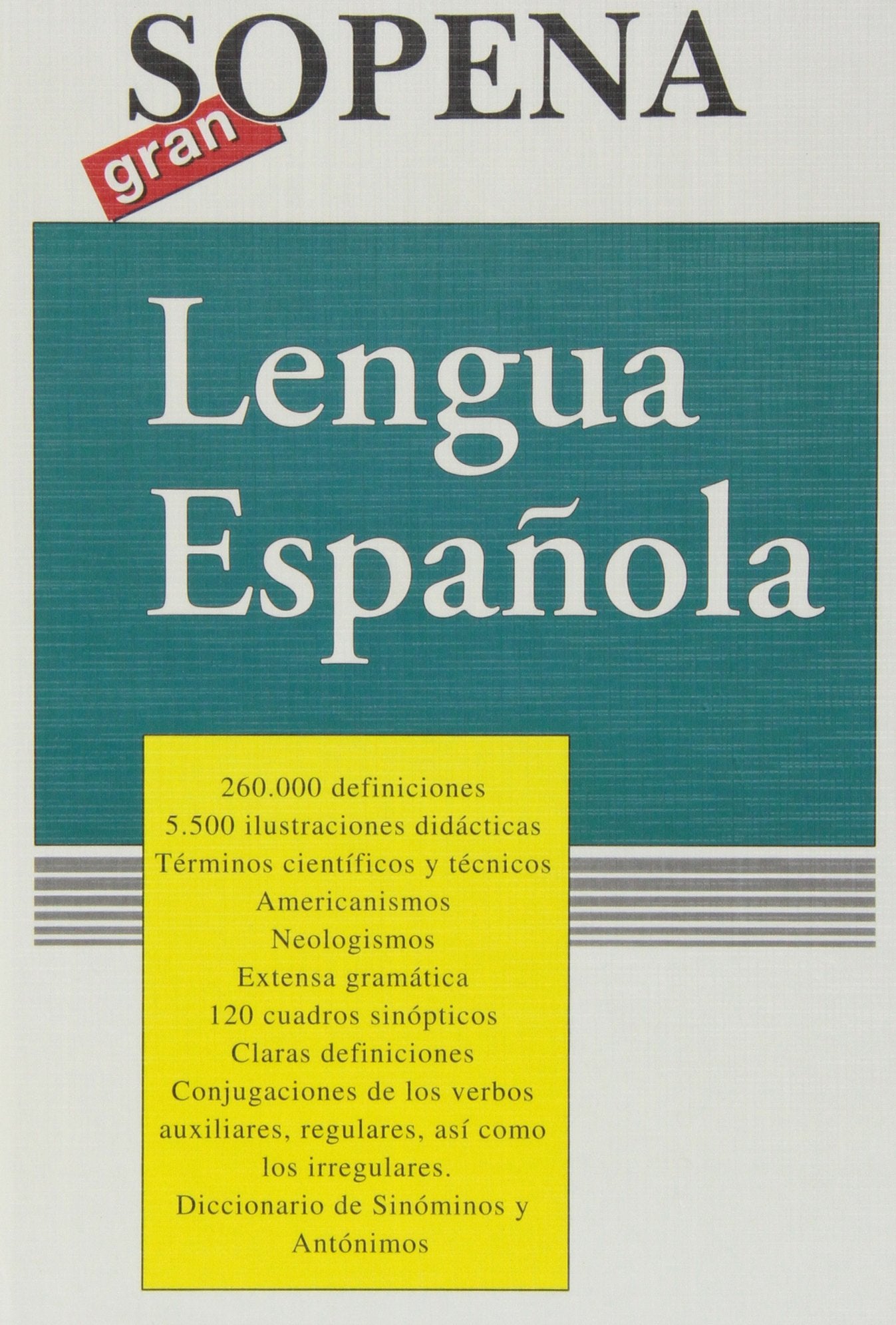 Lengua española : Gran Sopena book