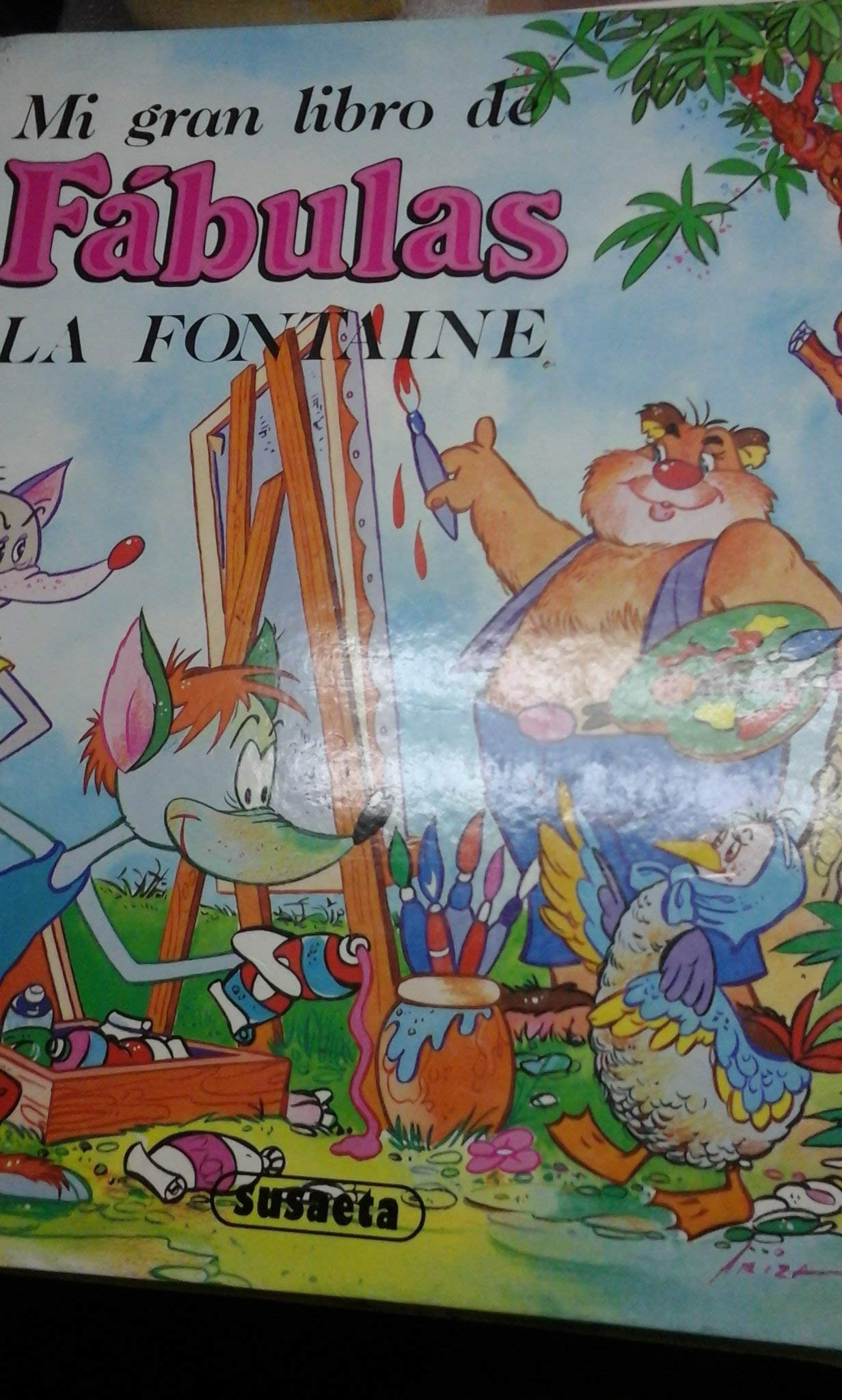 Mi gran libro de fabulas de la fontaine book