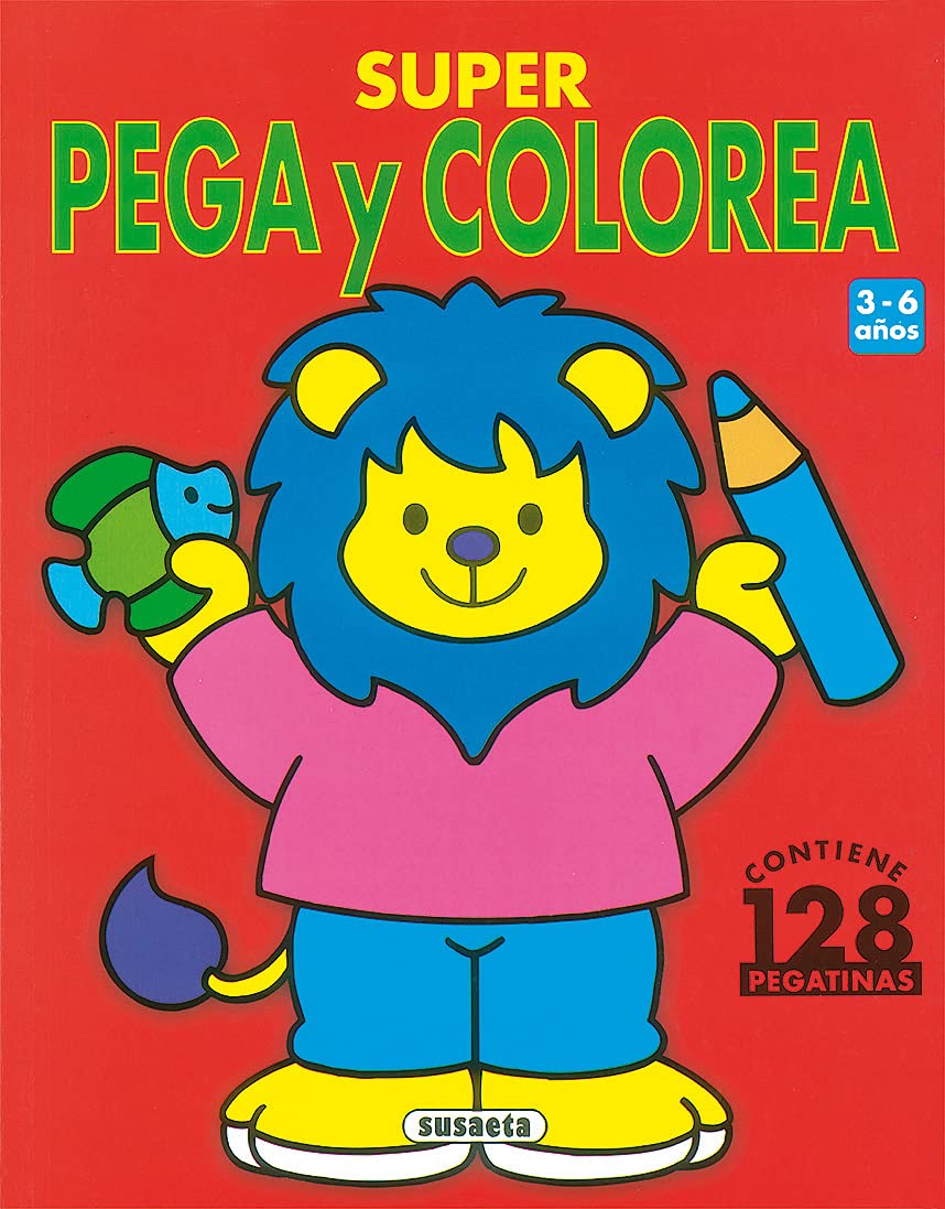 Super Pega y colorea (Súper Pega Y Colorea) Tiptoi & Games