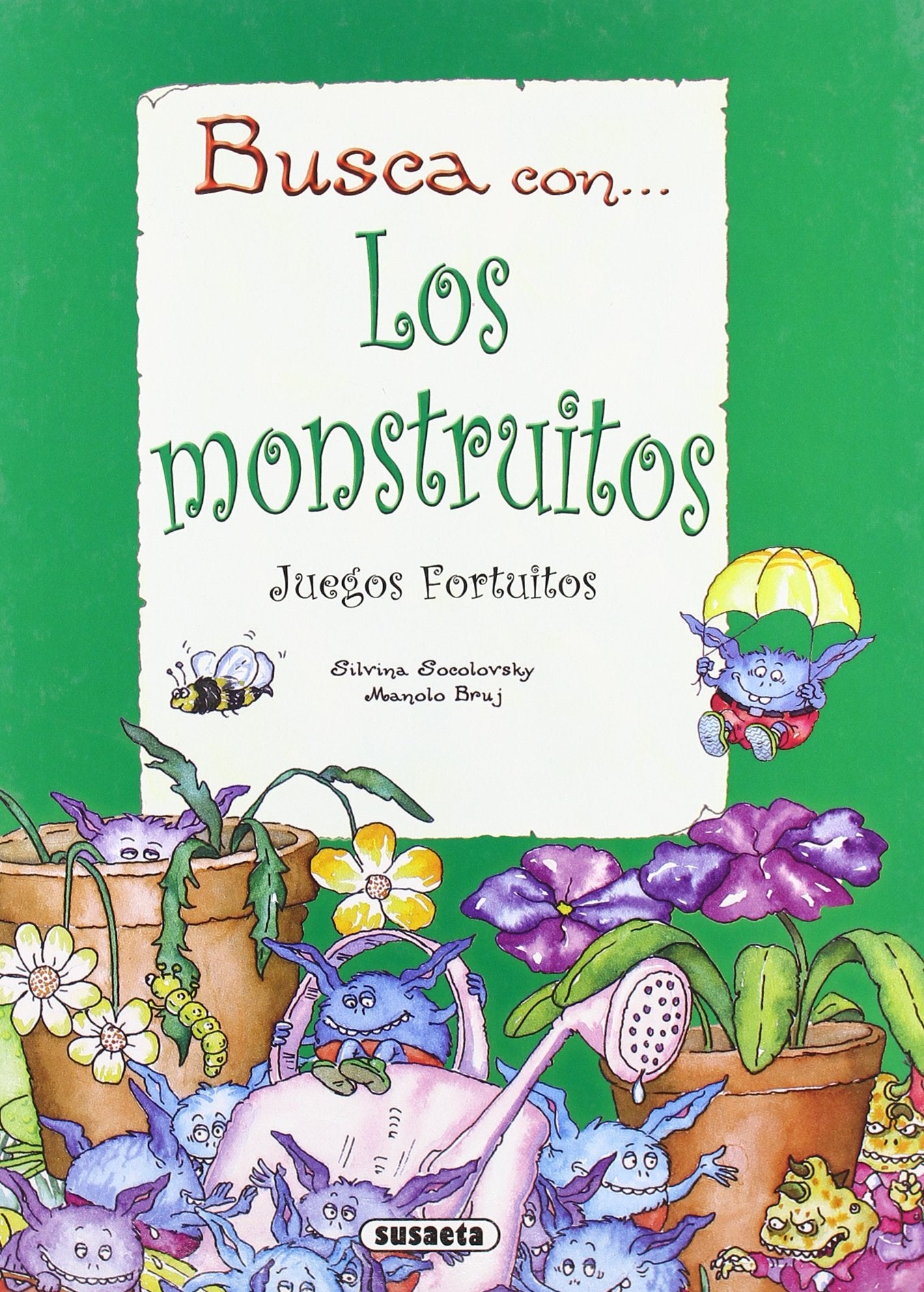 Busca con los monstruitos. juegos fortuitos book