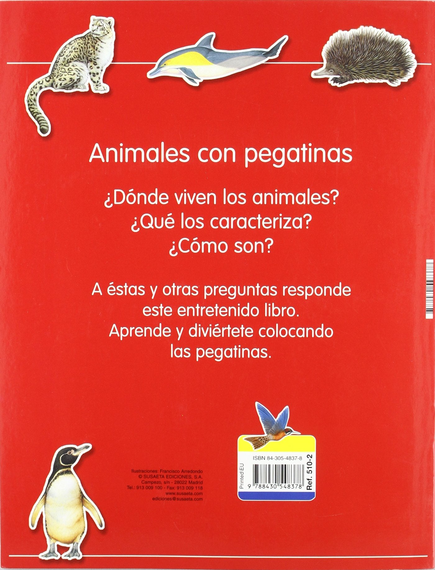 Animales con pegatinas (2 títulos) book