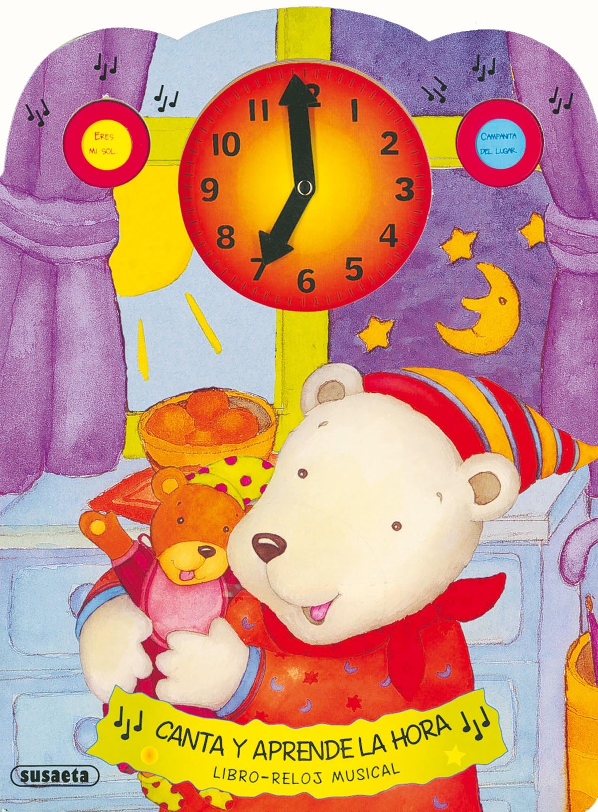 Canta y aprende la hora, libro-reloj musical Books
