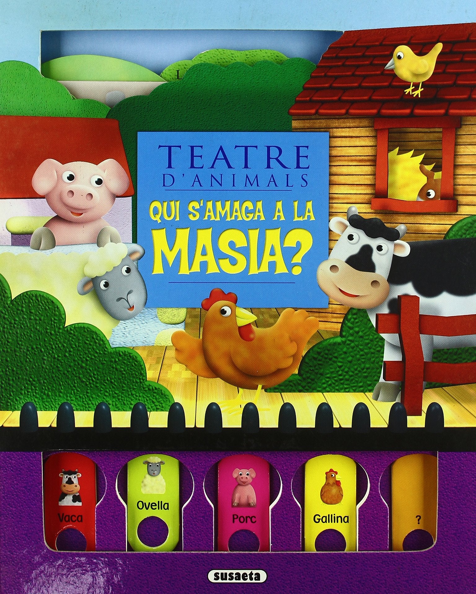 Teatre d'animals. Qui s'amaga a la masia book