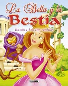 La Bella Y La Bestia, Bambi, Los Tres Cerditos/ Beauty and the Beast, Bambi, Three Little Pigs book