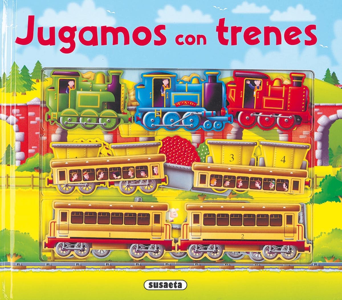 Jugamos con trenes book